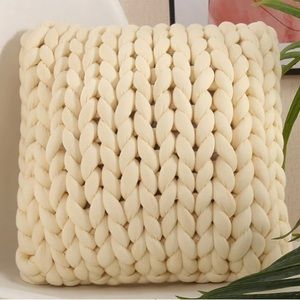 Chunky Braided Throw Pillow
